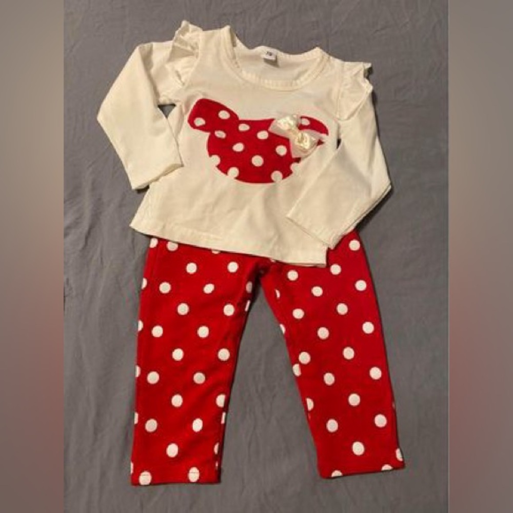 Disney‎ Minnie Mouse Outfit Baby/Toddler Size 70